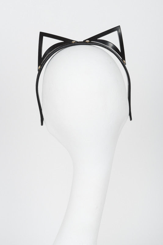 fraulein-kink-lush-black-headband-haarreif-leder-katzenohren image 5
