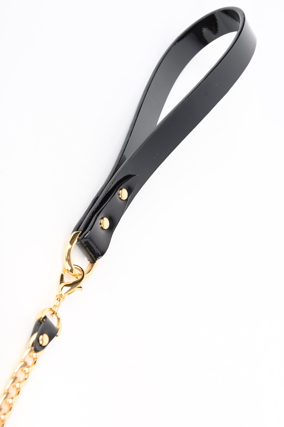 fraulein-kink-rica-halsband-mit-leine-schwarz-gold image 3