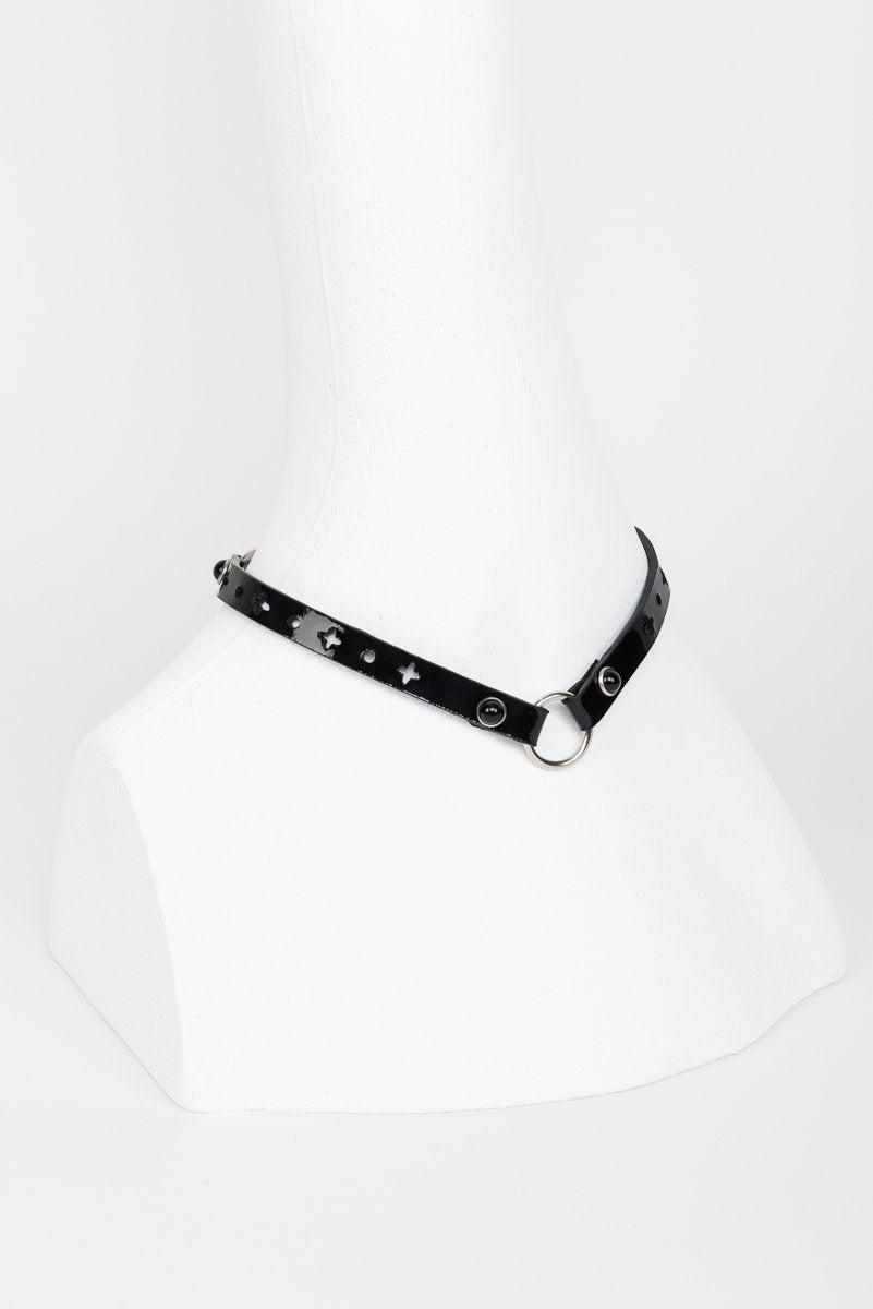 fr-ulein-kink-nero-skinny-halsband-schwarz-lackleder image 3