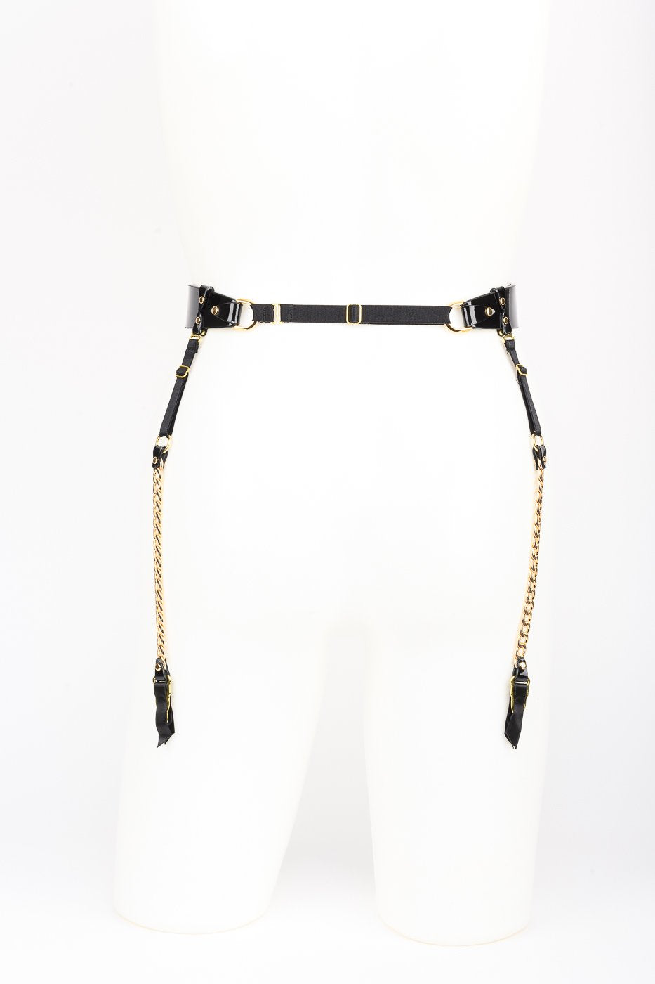 fr-ulein-kink-rica-strapsg-rtel-lackleder-schwarz-kette-one image 5