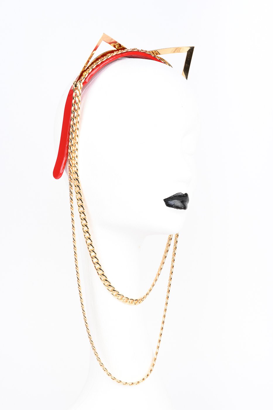fraulein-kink-roja-chain-headband-haarreif-rot-gold image 1