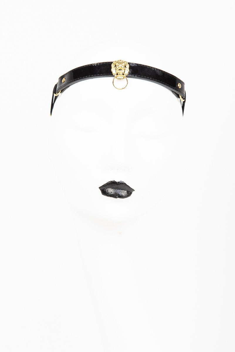 fr-ulein-kink-leone-headband-haarband-schwarz-gold image 2