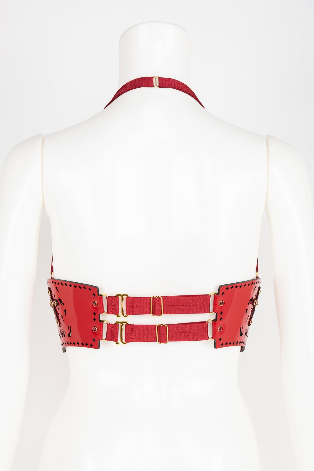 fr-ulein-kink-rosso-underbust-harness-rot-lack-s-m-m-l image 8