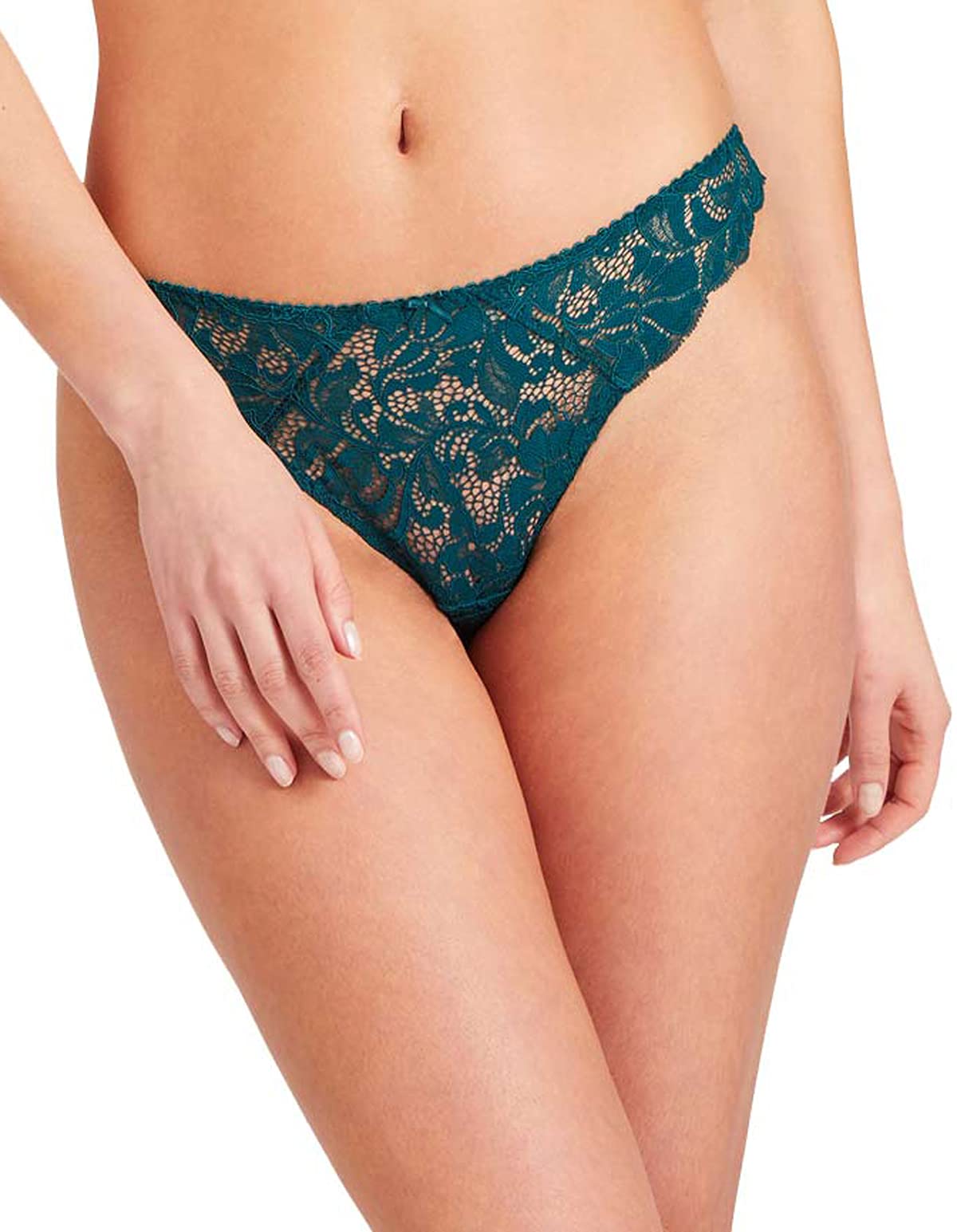 aubade-mon-bijou-tanga-string-perle-schwarz-ua26-spitze image 1