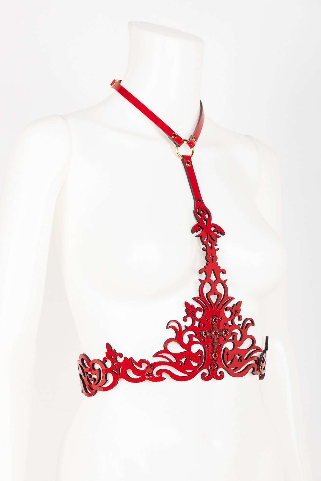 fr-ulein-kink-rosso-harness-lederharness-rot-one-size image 4