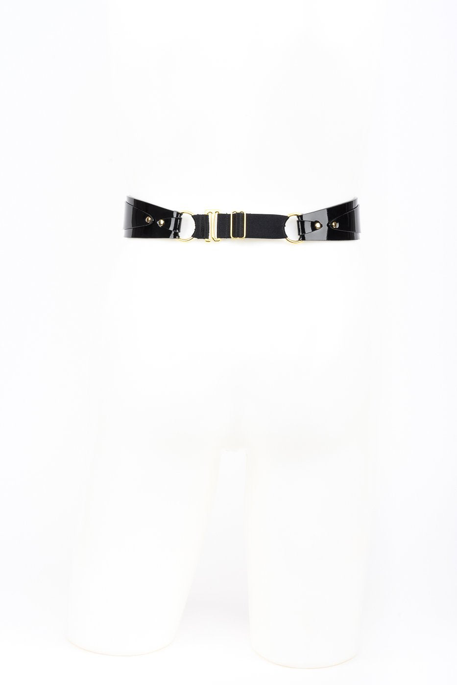 fr-ulein-kink-rica-belt-g-rtel-one-schwarz-lack-gold image 3