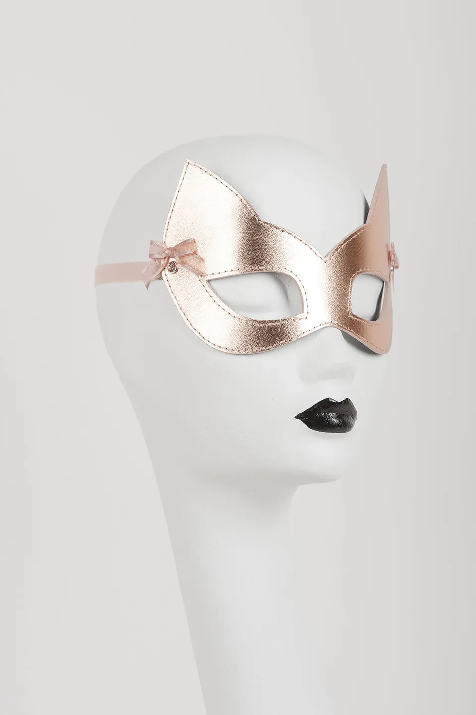 fr-ulein-kink-headwear-lolita-katzenmaske-leder-rosegold image 1
