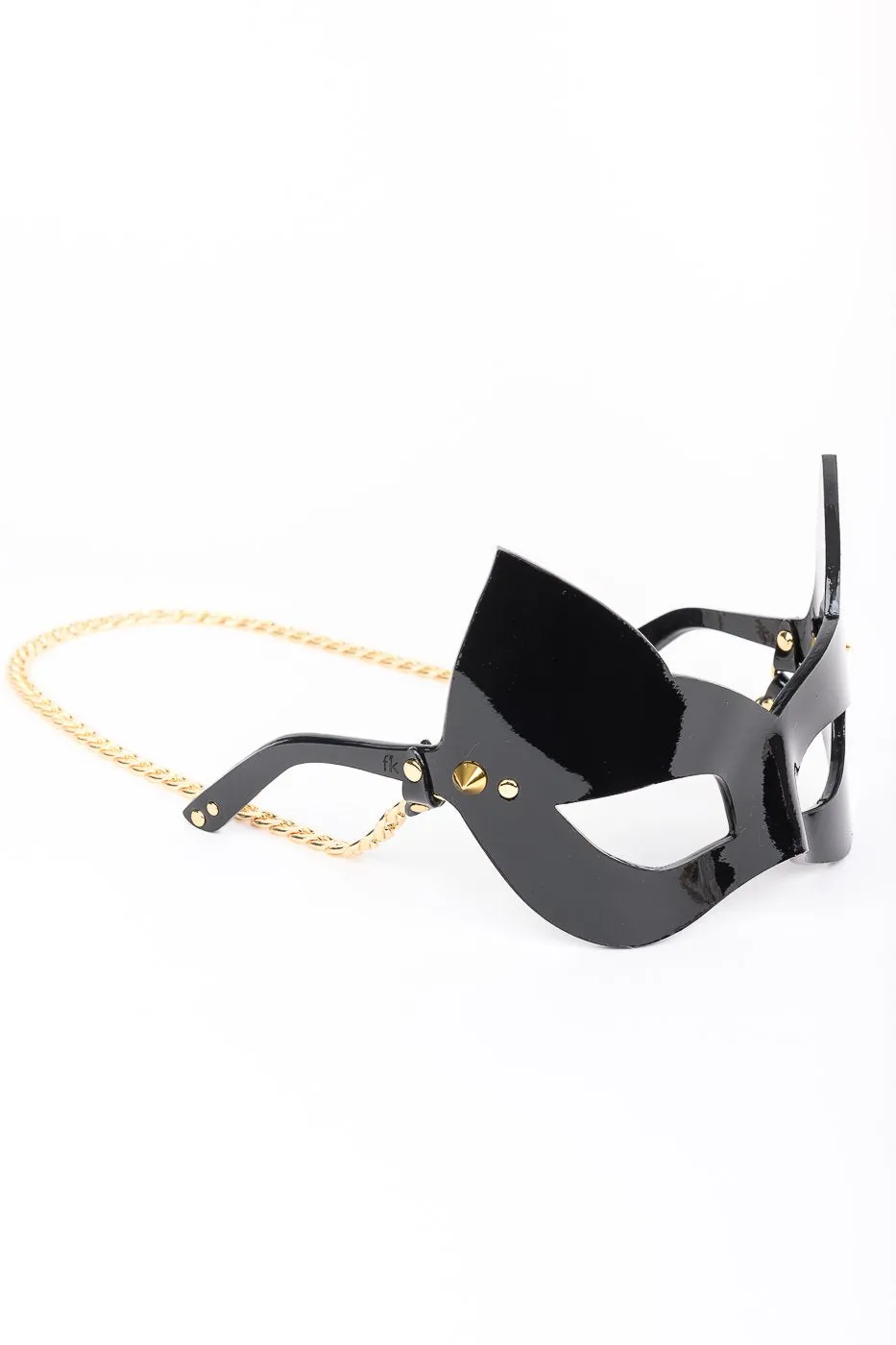 fr-ulein-kink-rica-kitten-sonnenbrille-leder-schwarz-gold image 1