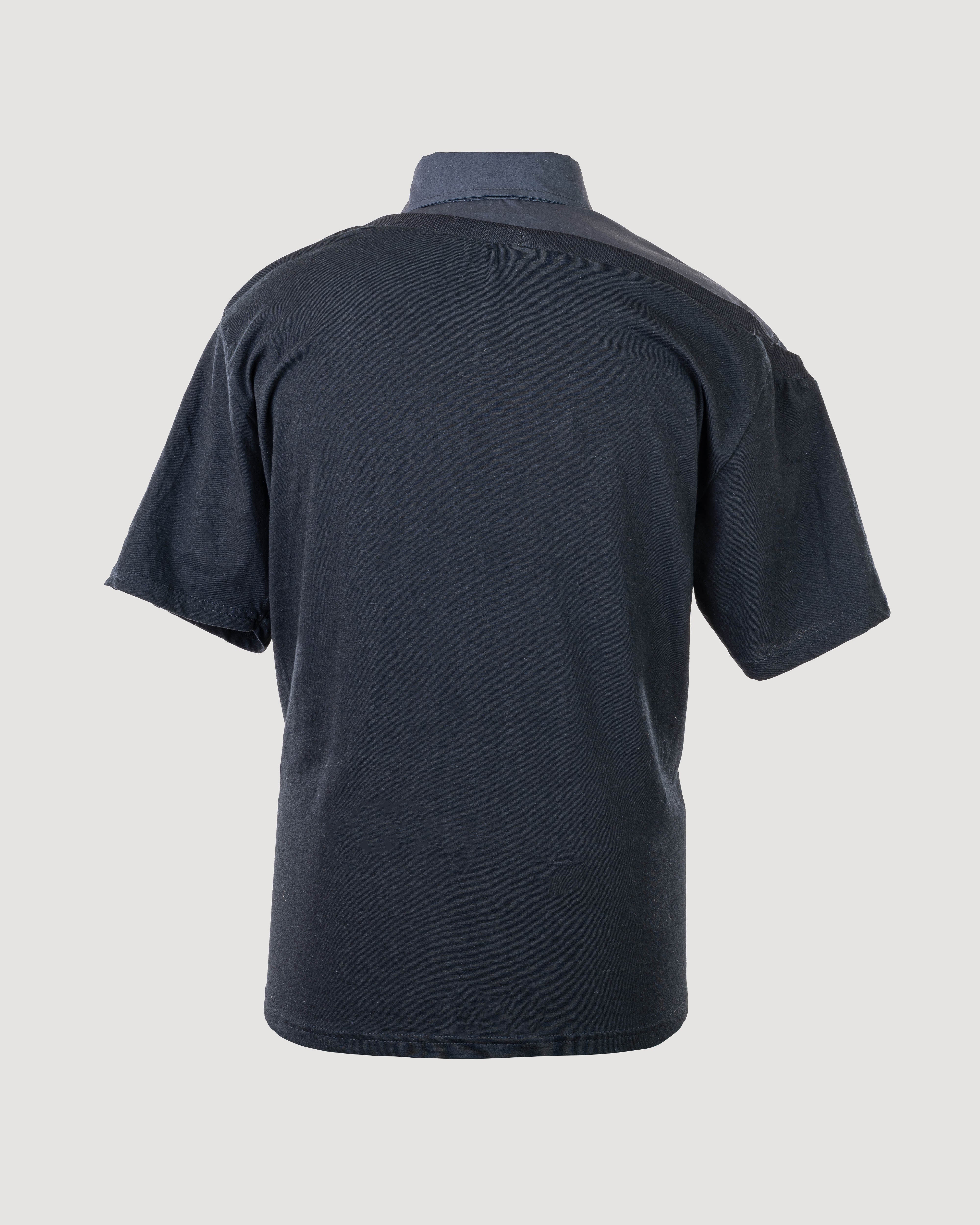 dennis-chuene-tops-half-tee-t-shirt-weiss-baumwolle image 2