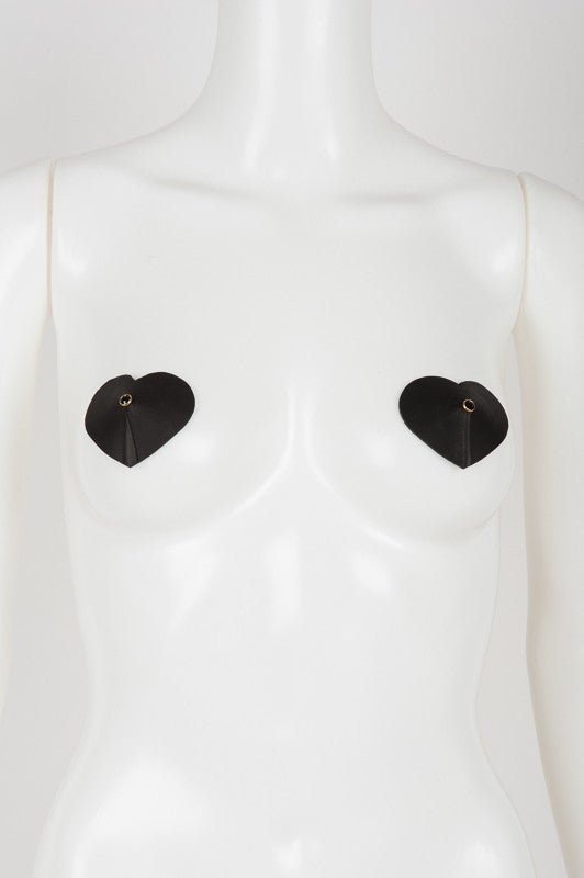 fr-ulein-kink-pasties-onyx-heart-nippelcover-herz-matt-swarovski image 1