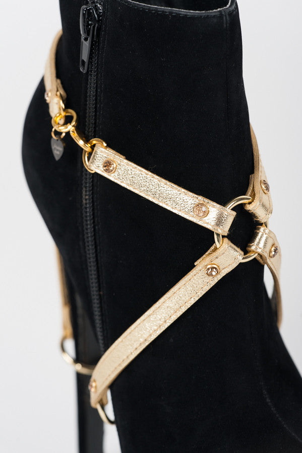 fr-ulein-kink-champagne-heel-cuffs-fu-fesseln-gold-swarovski image 5