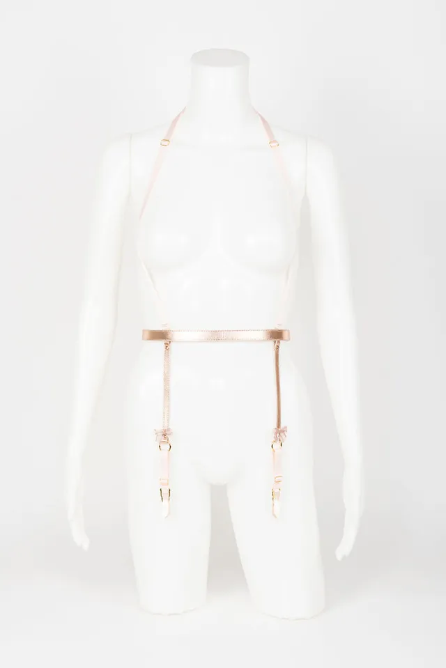 fr-ulein-kink-lolita-strapsg-rtel-leder-ros-gold-one-size image 1