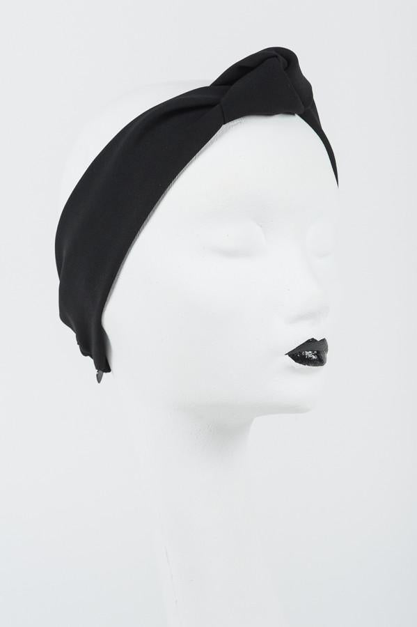 fr-ulein-kink-french-kiss-turban-stirnband-schwarz image 1
