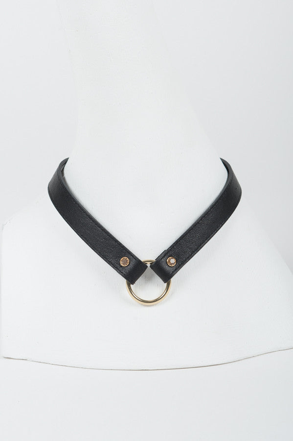 fr-ulein-kink-collars-caviar-halsband-leder-schwarz-gold image 2