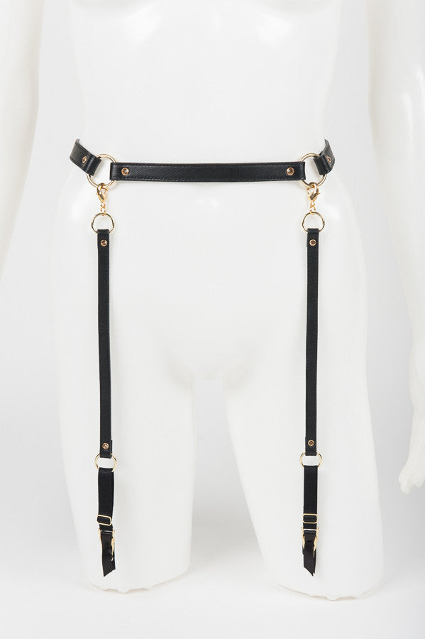 fr-ulein-kink-caviar-strapsg-rtel-schwarz-matt-lack image 1