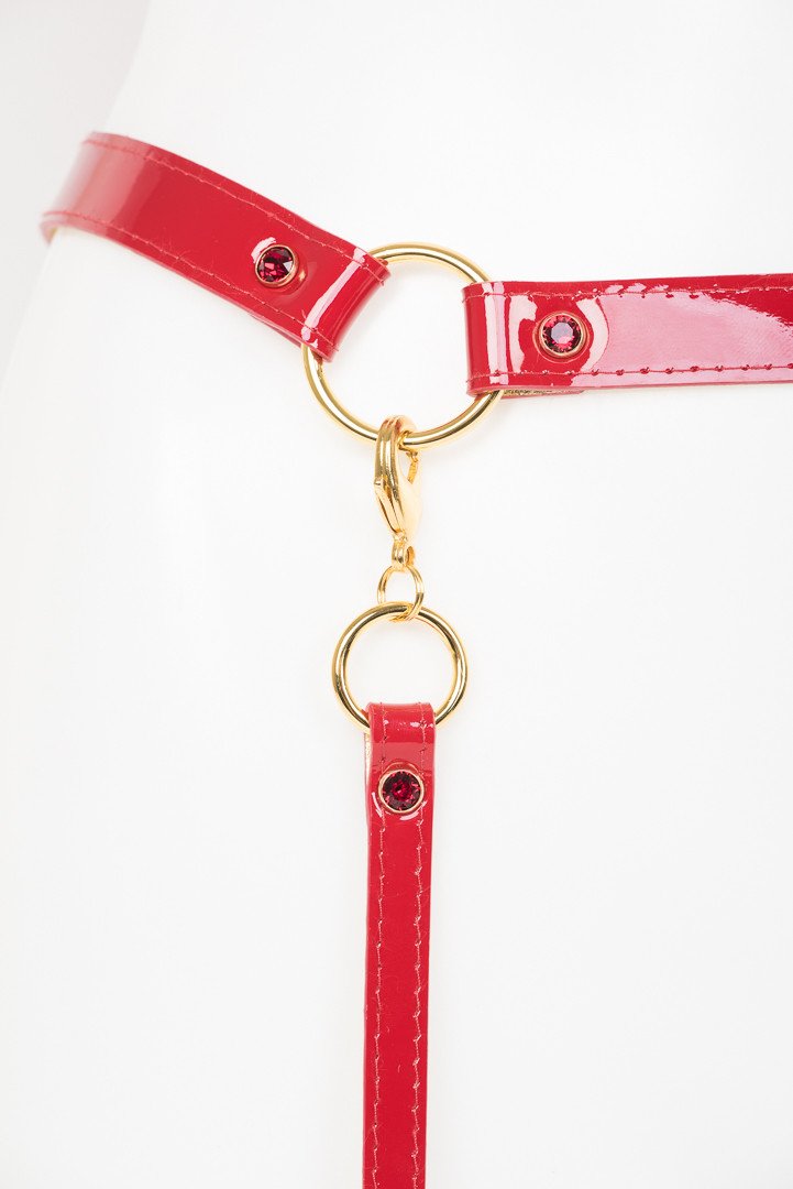 fr-ulein-kink-red-hot-strapsg-rtel-rot-lackleder image 5