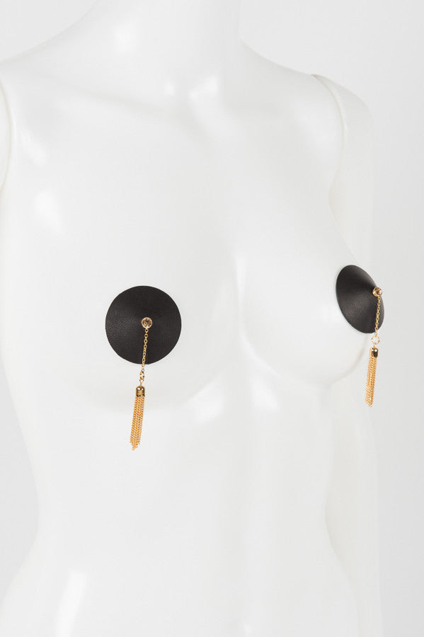 fr-ulein-kink-caviar-chain-pasties-nippelcover-schwarz-gold image 2