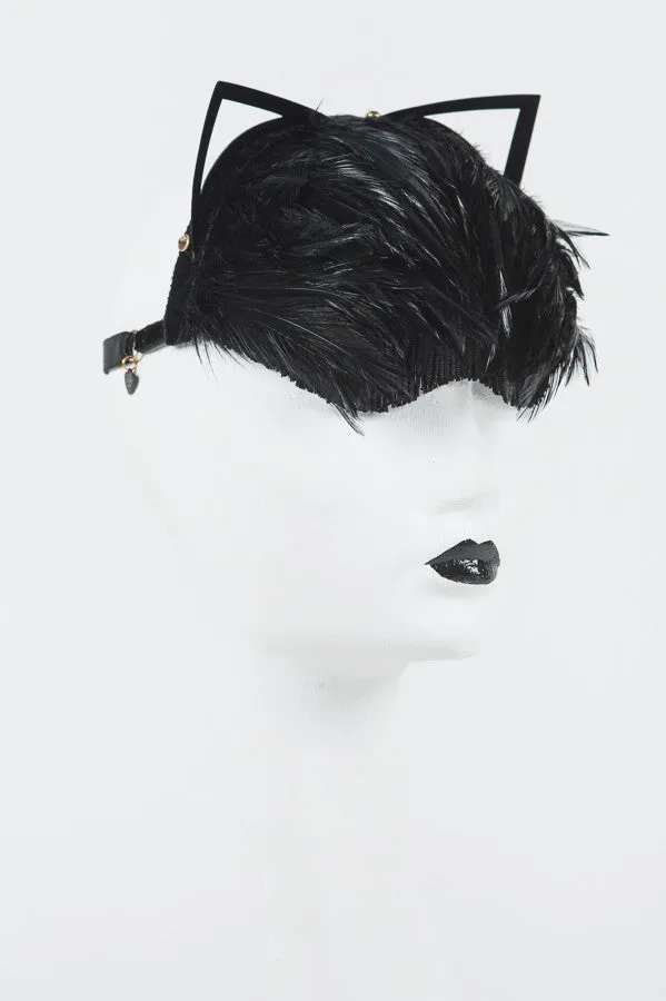 fr-ulein-kink-caviar-kitten-mask-katzenmaske-feder-schwarz image 1
