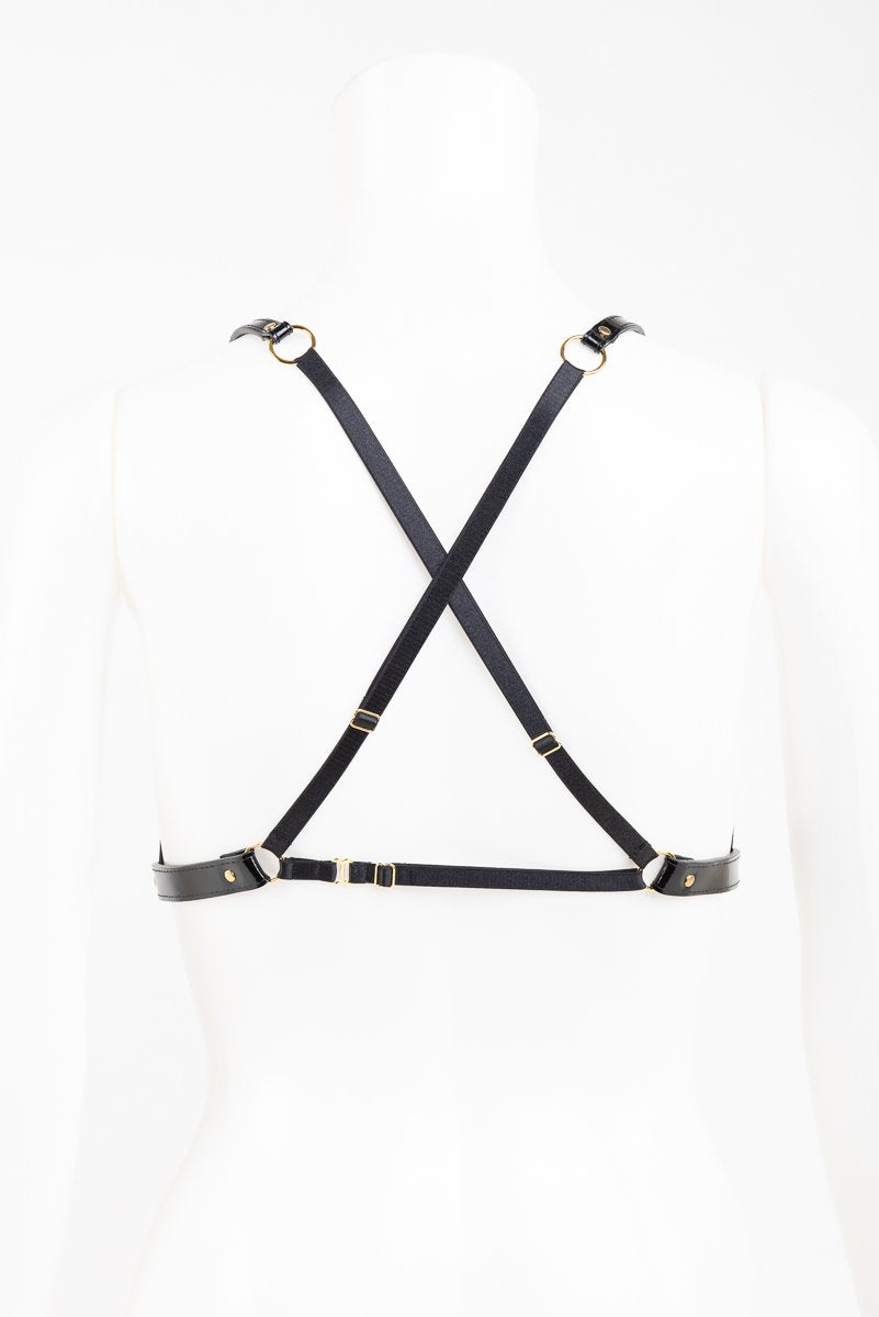fr-ulein-kink-leone-cage-harness-bh-schwarz-lackleder image 6