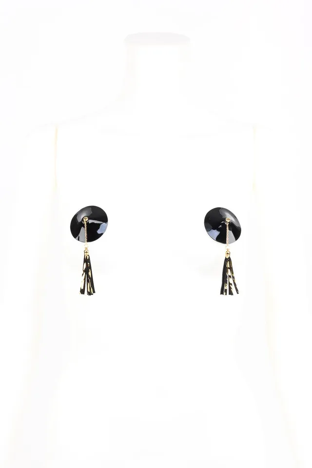 fr-ulein-kink-fk-tassel-pasties-nippelcover-schwarz-quasten image 1