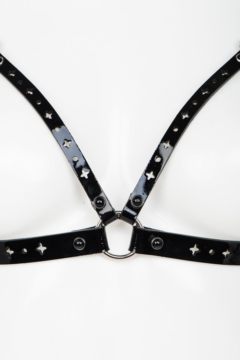 fr-ulein-kink-nero-cage-harness-bh-lackleder image 3