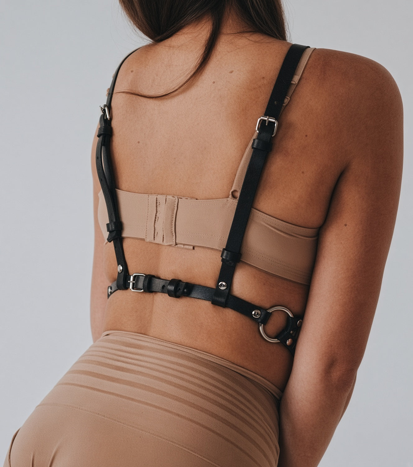 amoreze-ramone-leder-body-harness-brustgurt-mit-ketten image 4