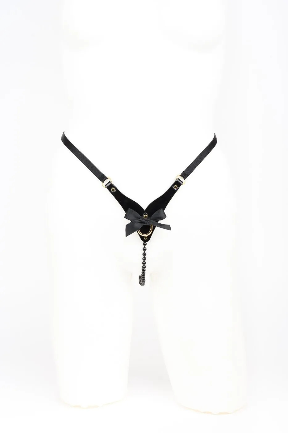 fr-ulein-kink-pearl-string-perlenstring-schwarz-s-m image 1
