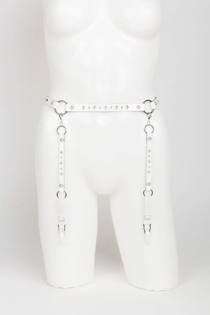 fr-ulein-kink-bianco-garter-belt-strapsg-rtel-wei-lack image 1