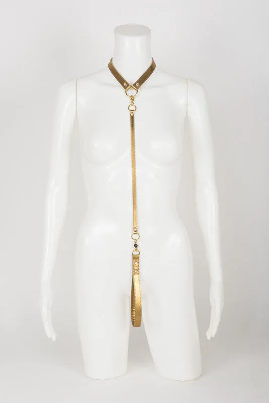 fr-ulein-kink-lavish-lead-collar-halsband-bronze image 1