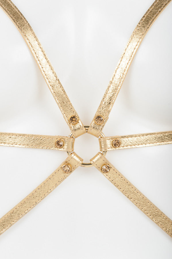 fr-ulein-kink-champagne-playsuit-gold-leder-gr-e-one-size image 3
