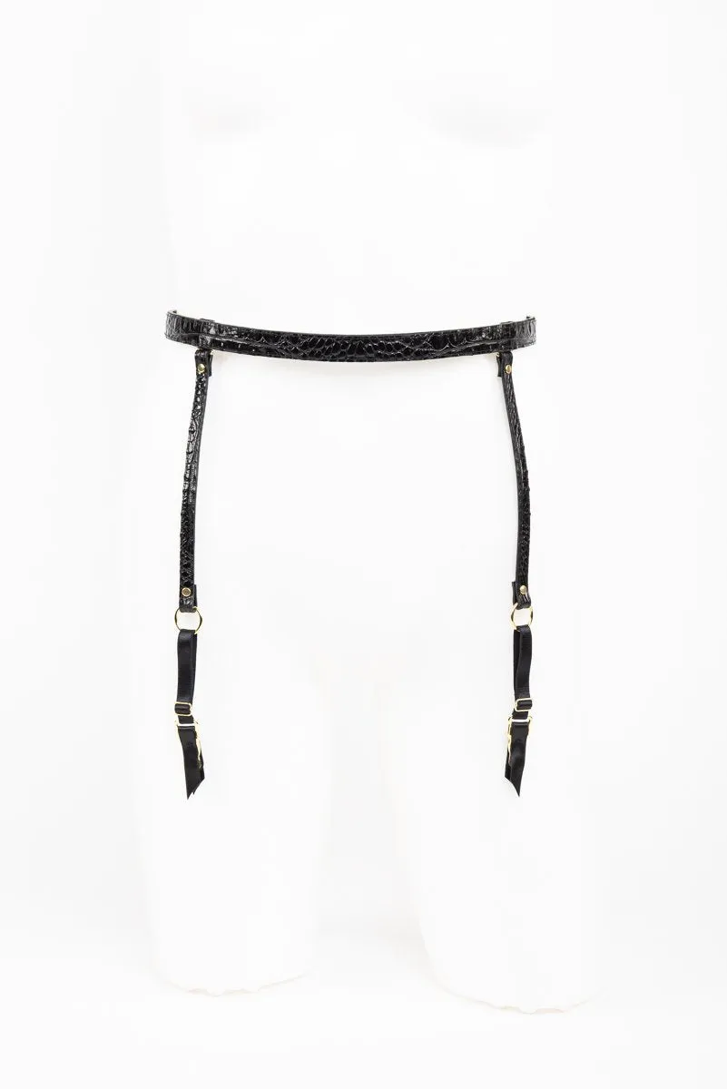 fr-ulein-kink-crocco-strapsg-rtel-schwarz-leder image 1