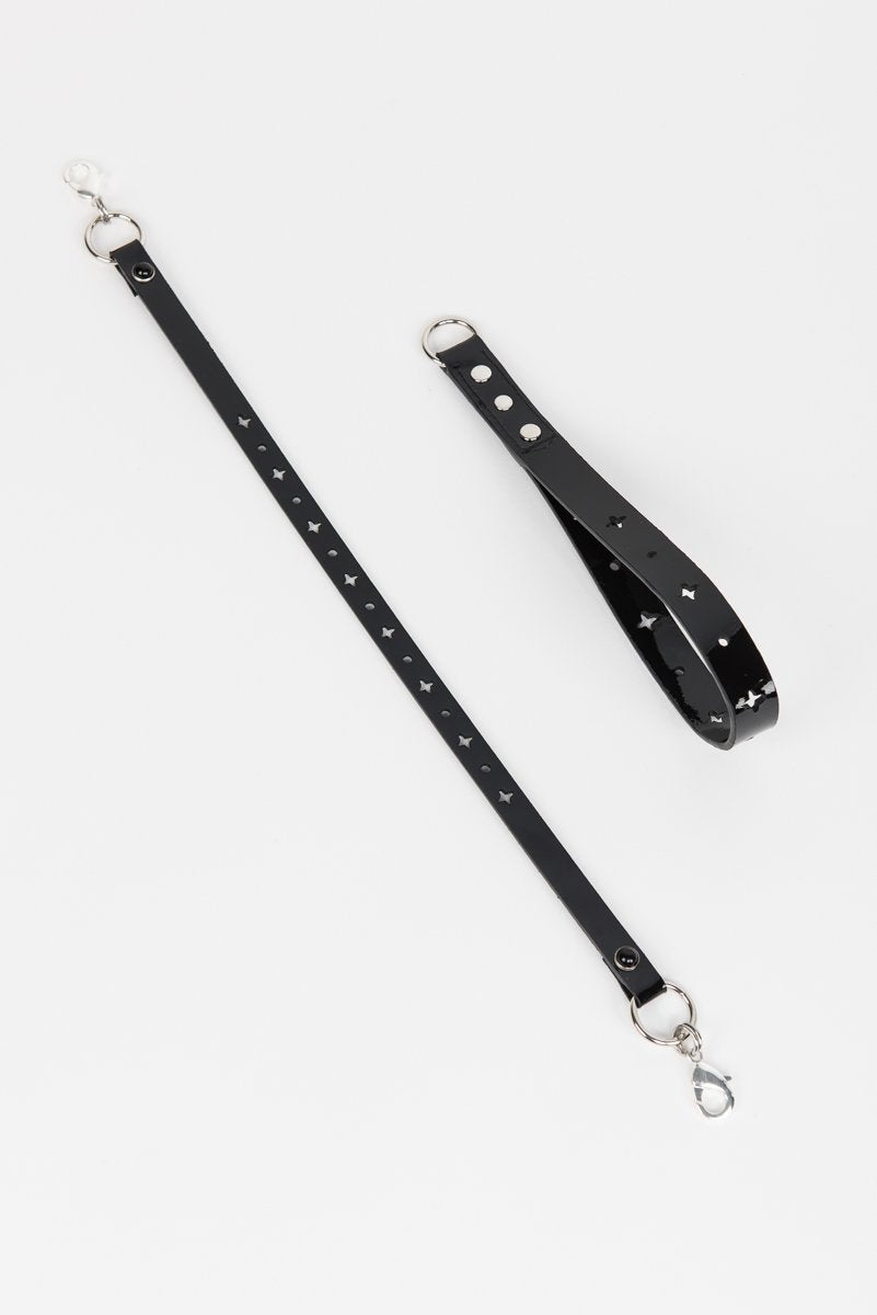 fr-ulein-kink-nero-lead-halsband-schwarz-lackleder-mit-leine image 4