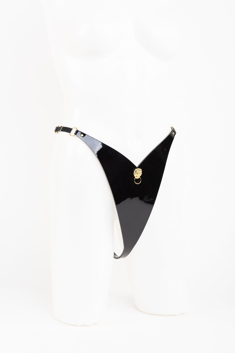 fr-ulein-kink-leone-string-tanga-lackleder-schwarz image 4
