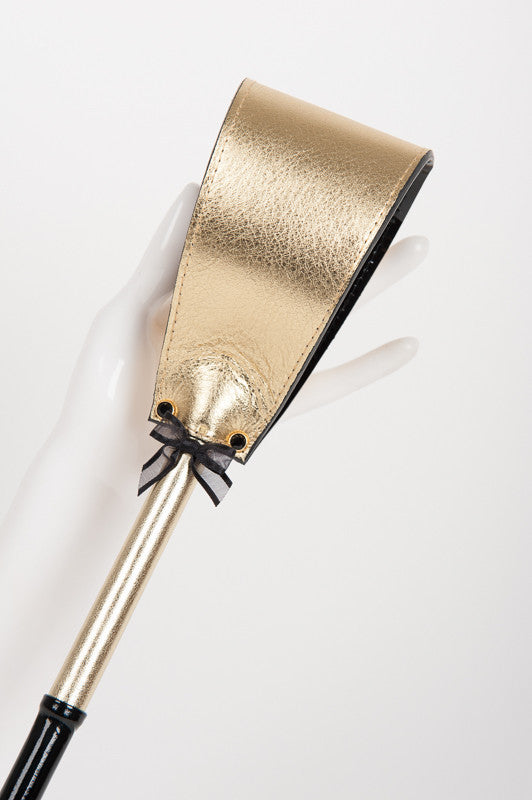 fr-ulein-kink-oro-crop-gerte-gold-schwarz-leder image 1