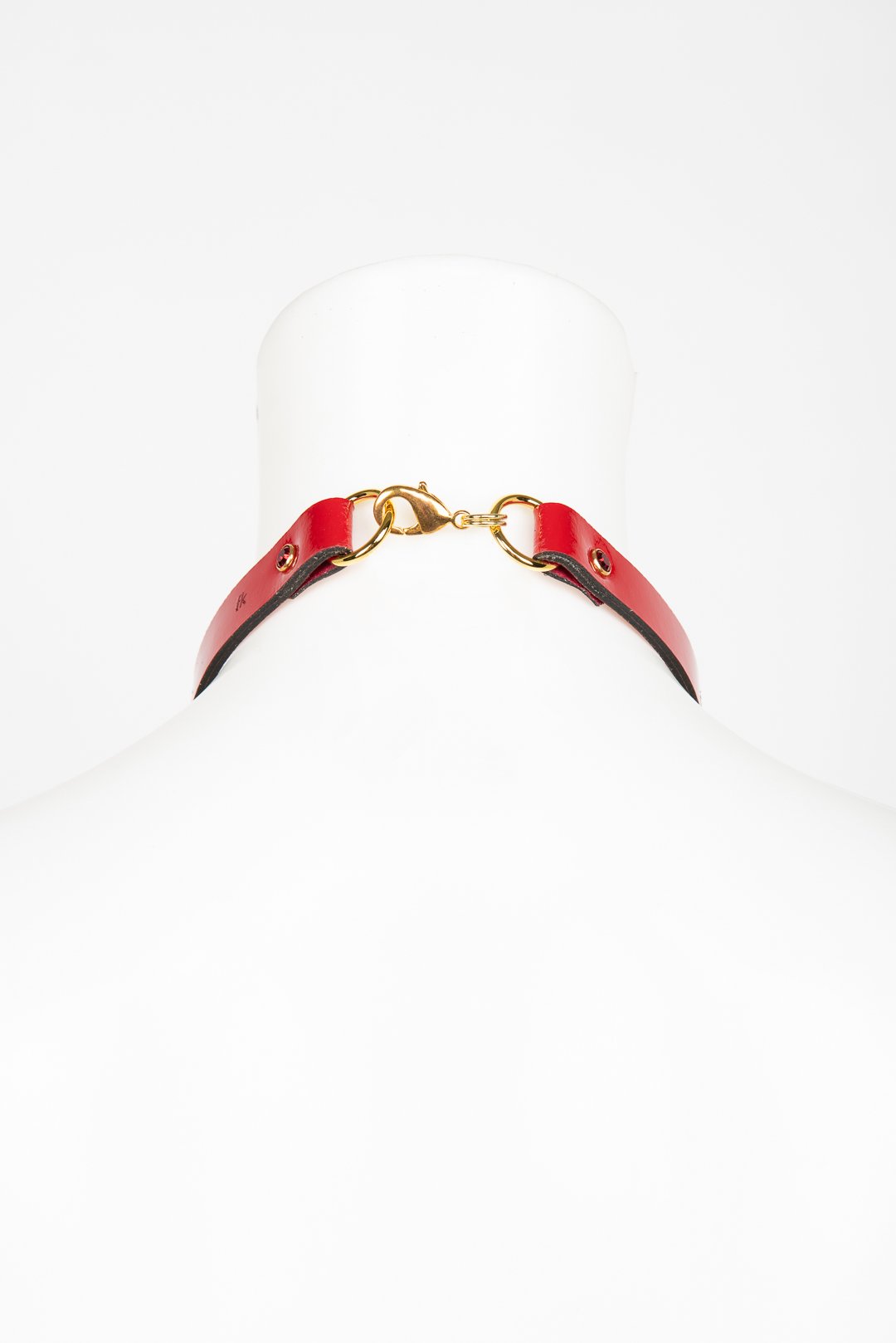 fr-ulein-kink-collars-rosso-choker-halsband-rot-kreuz image 5
