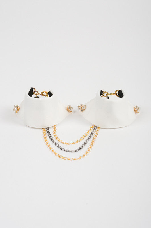 fr-ulein-kink-blanc-satin-cuffs-fu-fesseln-ivory-mit-kette image 2