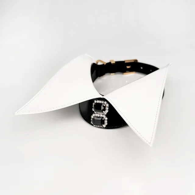 fr-ulein-kink-black-tie-collar-halsband-lack-schwarz-m image 1
