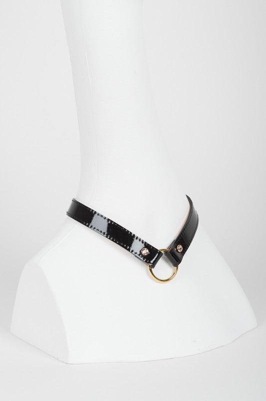 fr-ulein-kink-n-nette-collar-halsband-leder-schwarz-kristall image 4
