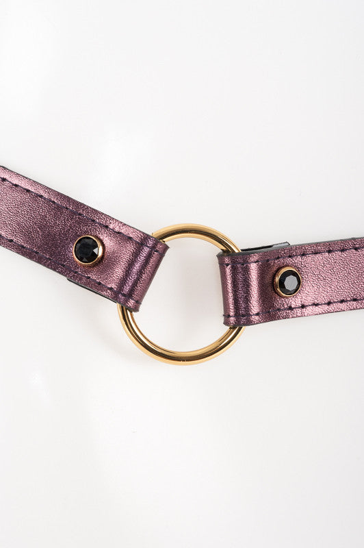 fr-ulein-kink-lingerie-violet-belt-lederg-rtel-lila-swarovski image 2