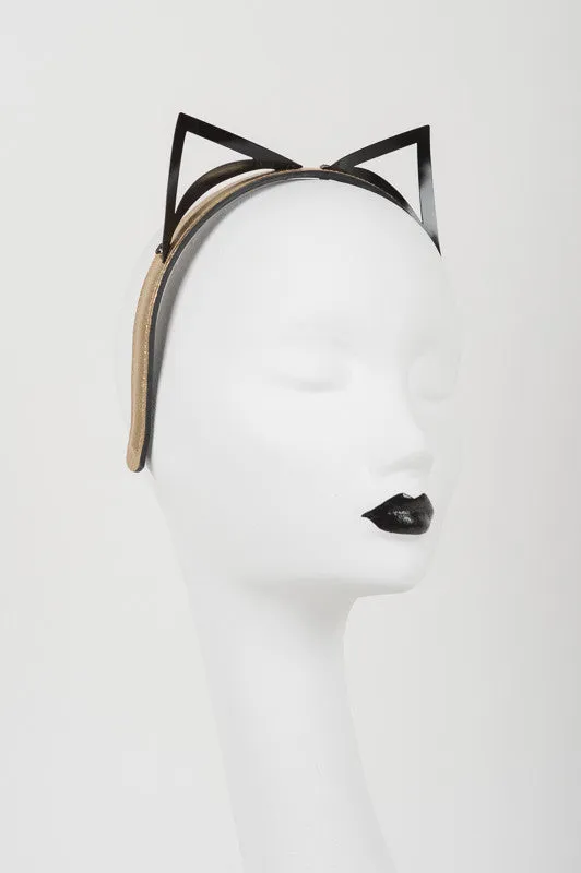 fr-ulein-kink-oro-headband-katzenohren-gold-schwarz image 1
