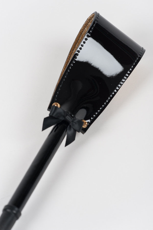 fr-ulein-kink-jet-crop-gerte-schwarz-gold-leder image 1