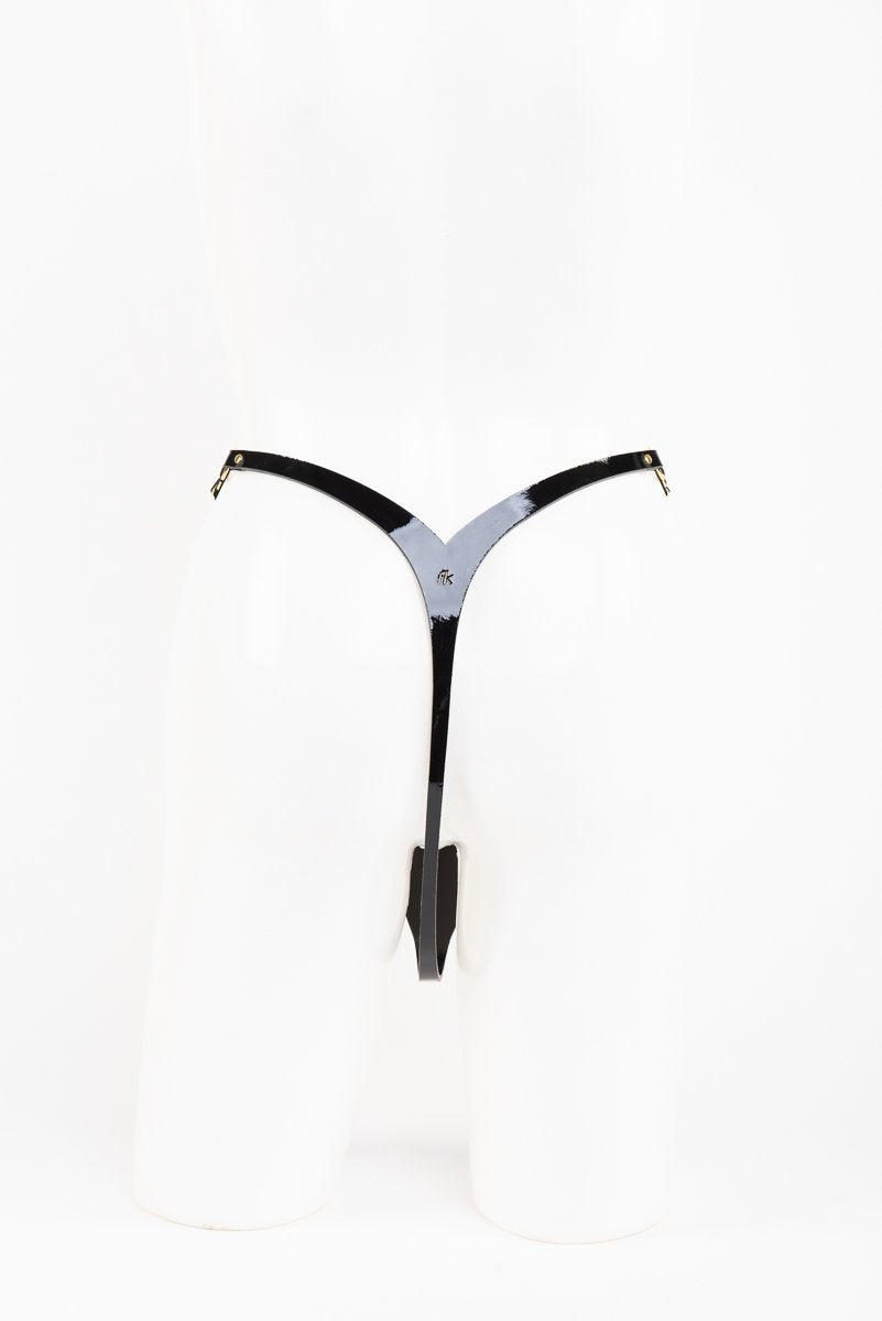 fr-ulein-kink-leone-string-tanga-lackleder-schwarz image 5