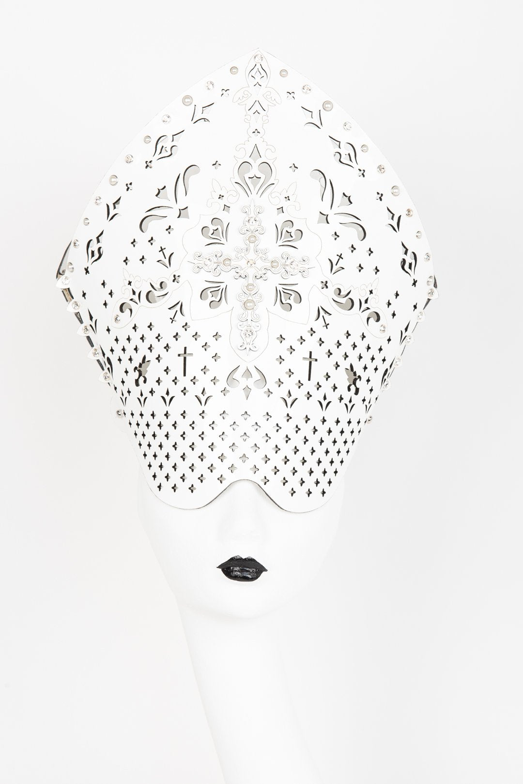 fr-ulein-kink-bianco-mitre-kopfschmuck-wei-kristall image 1