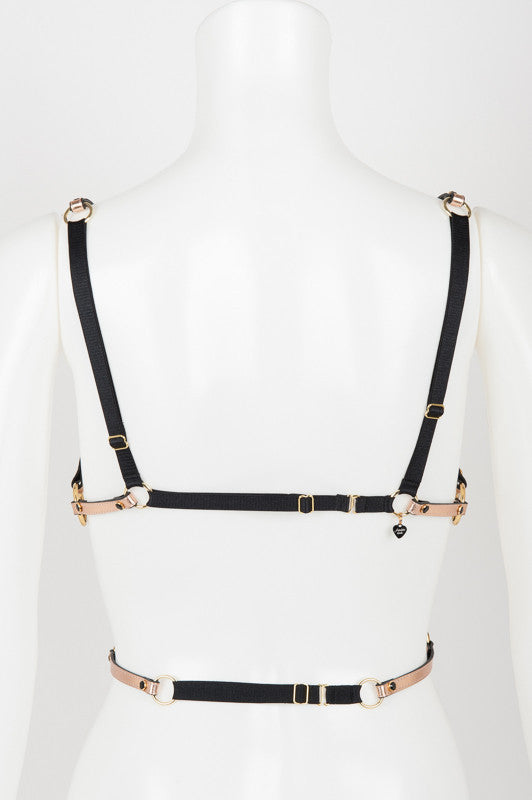 fr-ulein-kink-topaz-playsuit-body-harness-rosegold image 7