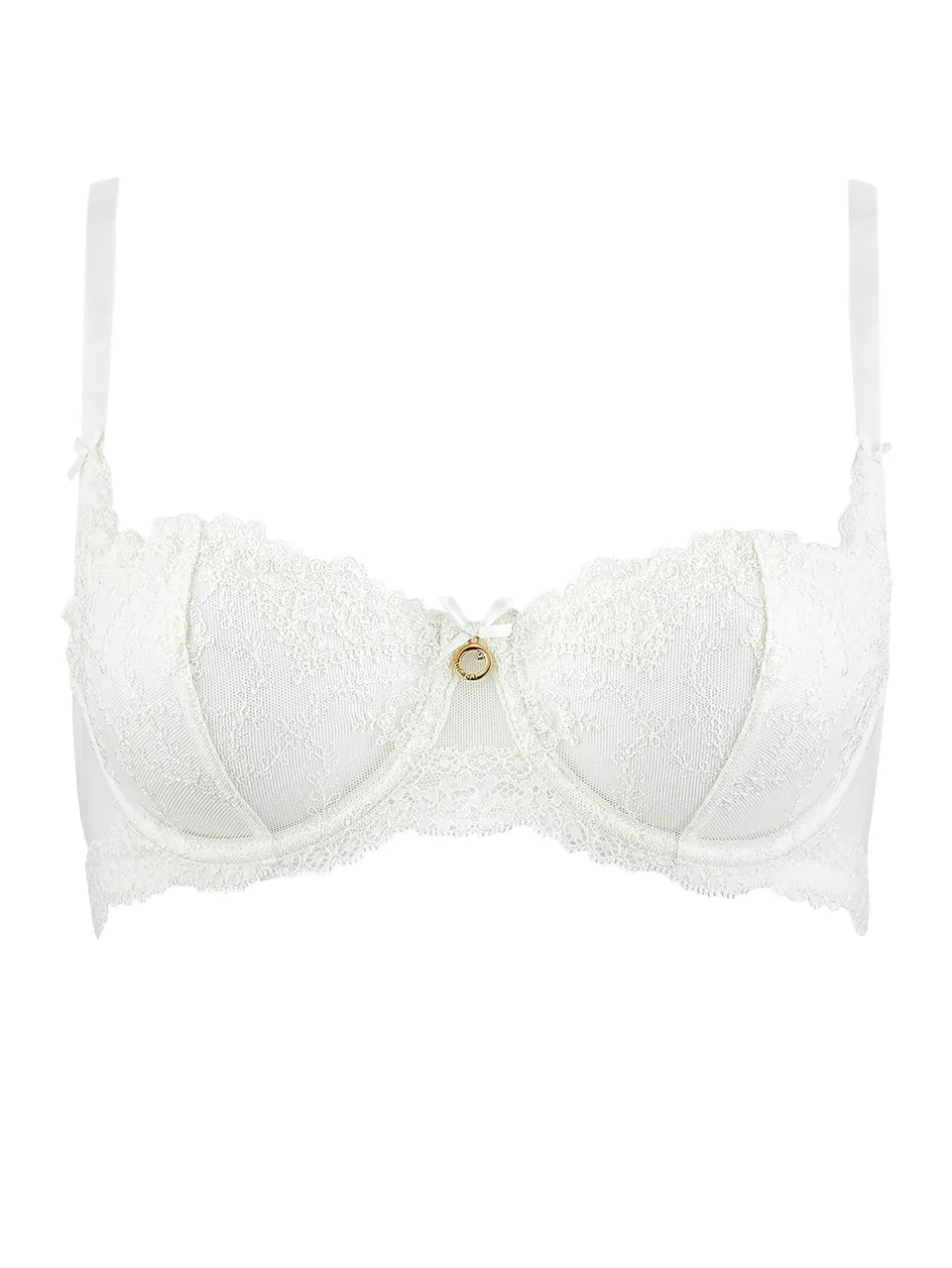 aubade-belle-d-ispahan-demi-halbschalen-bh-spitze-stickerei image 1