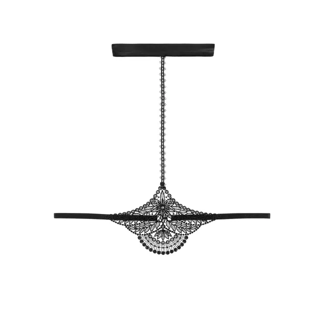 aubade-sweet-addiction-p0hat-halsband-satin-schwarz image 1