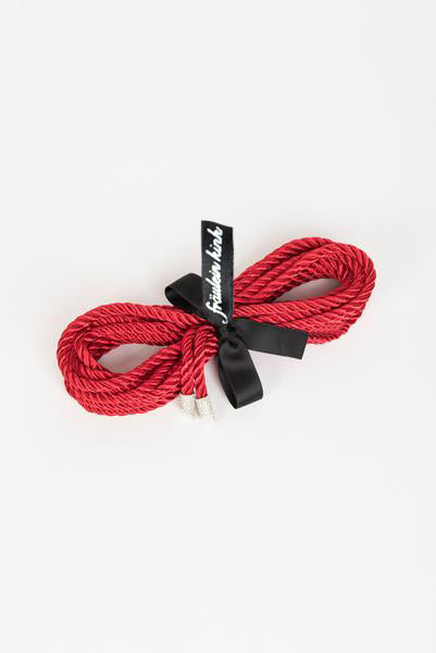 fraulein-kink-lassos-kiss-rouge-lasso-set-seil-rot-schwarz image 8