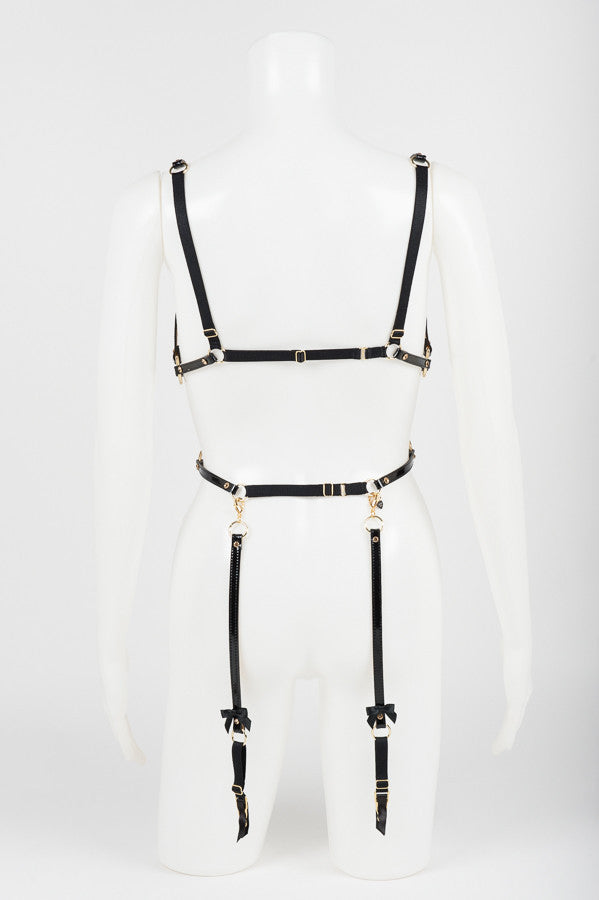 fr-ulein-kink-jet-playsuit-leder-body-schwarz-mit-strapsen image 4
