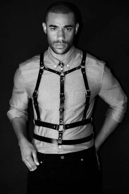 amoreze-the-artist-leder-harness-herren-schwarz-m image 1