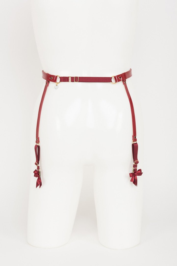 fr-ulein-kink-lingerie-red-hot-strapsg-rtel-rot-lack image 6